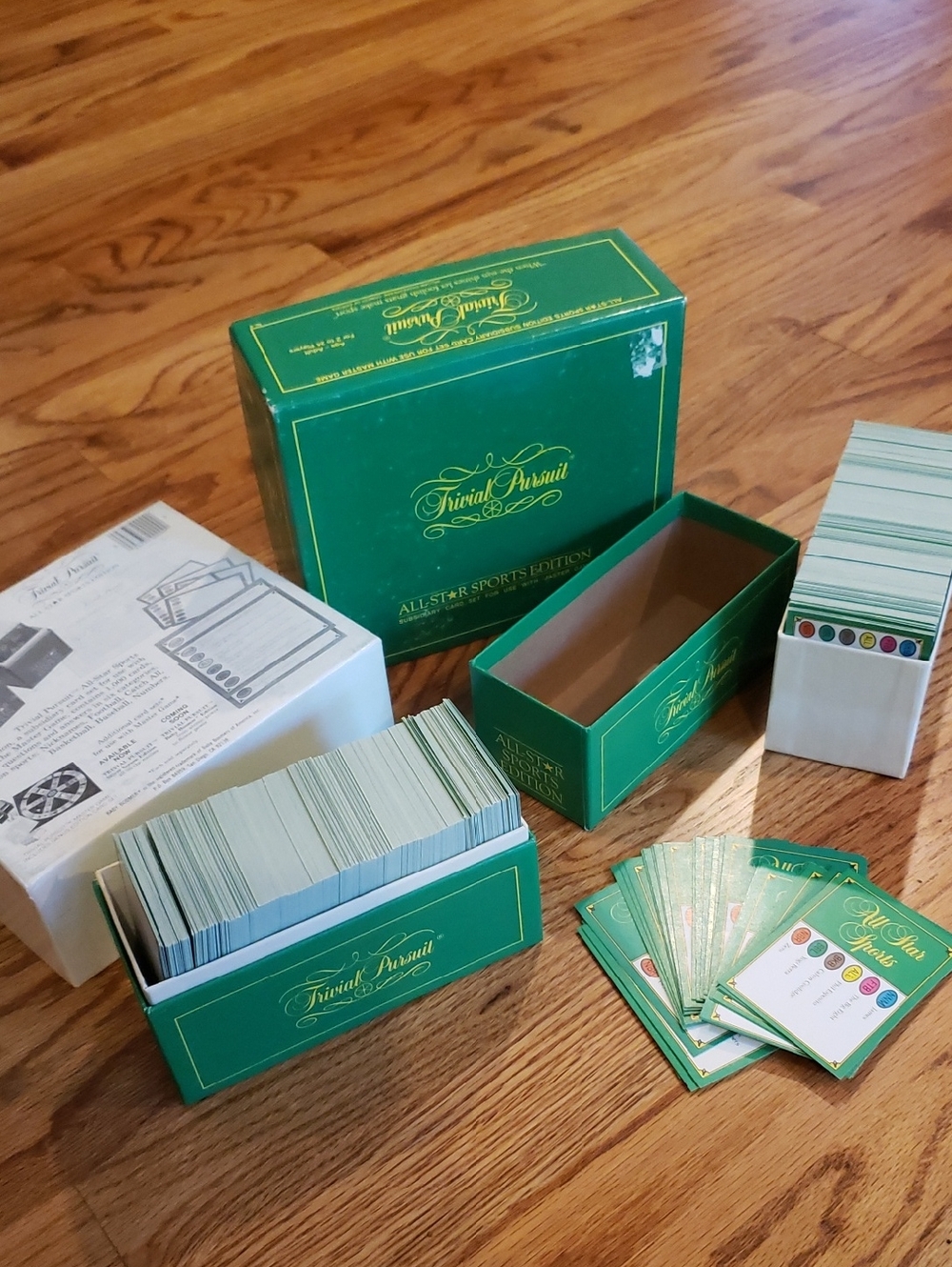 Trivial Pursuit: All-Star Sports Edition Game- Subsidiary Card Set - Vtg 80s